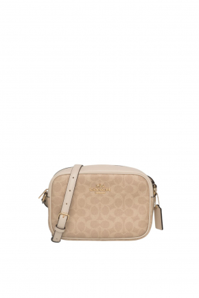 Coated Canvas Crossbody Bag