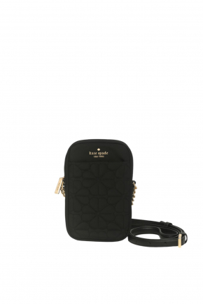Spade Flower Quilted Fabric Phone Crossbody Bag/phone Holder