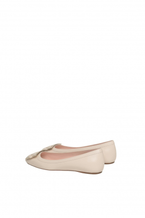 Trompette Ballerinas In Leather 平底鞋