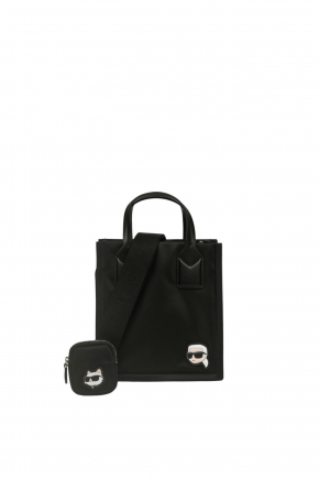 Ikon Nylon Small Square Tote Bag