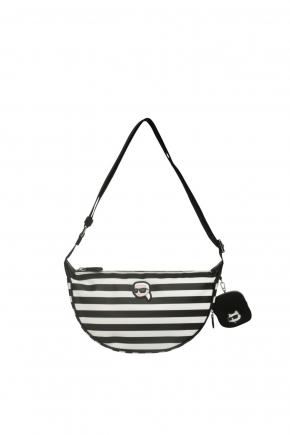 Ikon Nylon Small Half-Moon Bag Crossbody Bag