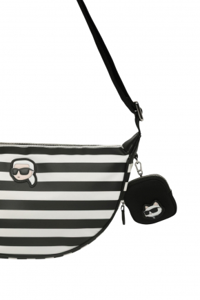Ikon Nylon Small Half-Moon Bag Crossbody Bag