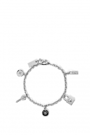 Button Charm Bracelet