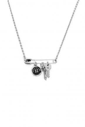Button Charm Necklace