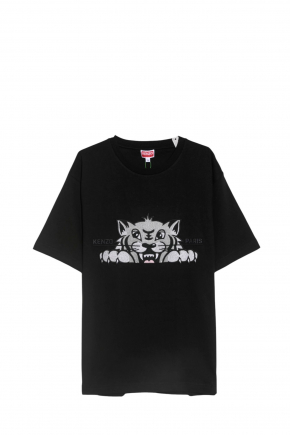 Kenzo Happy Tiger' Embroidered Oversized T恤