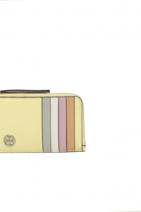Robinson Pebbled Top-Zip Card Holder/coin Purse