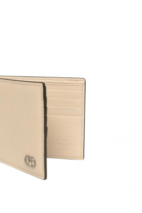 Vlogo Signature Grainy Calfskin Wallet