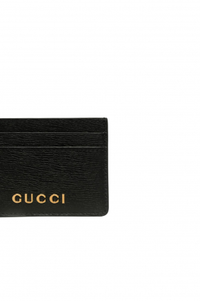 With Gucci Script Card Holder