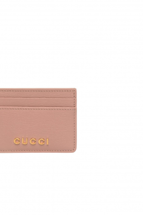 With Gucci Script Card Holder