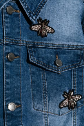 Denim Bee Patches Jacket 牛仔外套