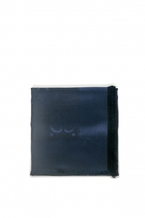 Gg Jacquard Silk Wool Shawl 圍巾