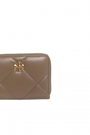 Small Kira Diamond Quilt Zip Around 銀包