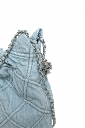 Mini Fleming Soft Denim Hobo Bag 鏈條袋/斜揹袋