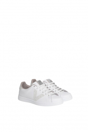 Tenis Leather & Glitter 運動鞋