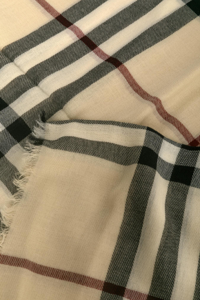 Check Wool 圍巾