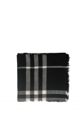 Check Wool 圍巾