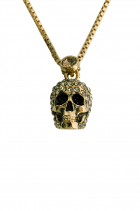 Pave Skull 项链