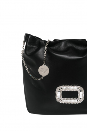 Pilgrim Mini Bag In Leather Bucket Bag/shoulder Bag