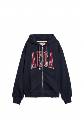 Aeca Applique Zip up 連帽衛衣