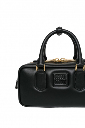 Calfskin Leather Crossbody Bag/top Handle