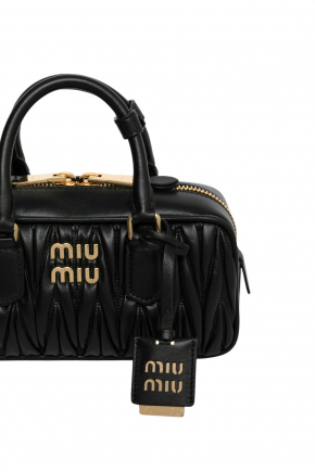 Lambskin Leather Crossbody Bag/top Handle