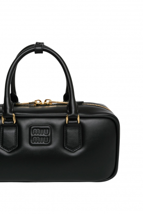 Calfskin Leather Crossbody Bag/top Handle