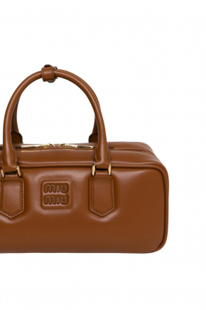 Calfskin Leather Crossbody Bag/top Handle