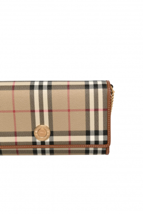 Check Chain Strap Wallet 鏈條銀包