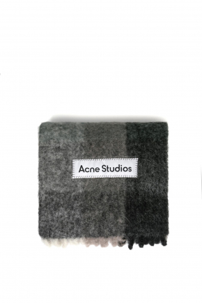 Mohair Checked 圍巾