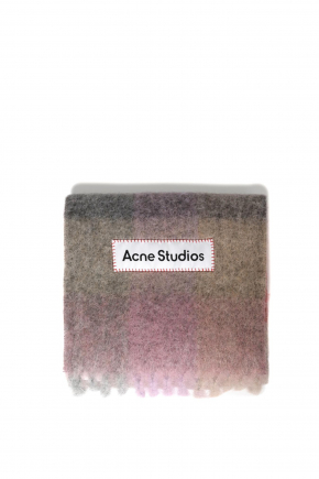 Mohair Checked 圍巾