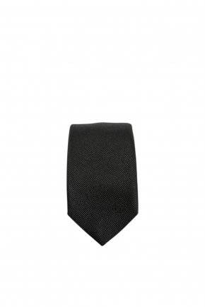 Silk With Double G Detail Tie