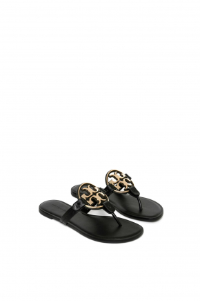 Calfskin Leather Flip Flops/sandals