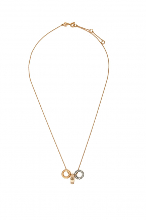 Icon Pave And Earring Set 頸鏈/針式耳環