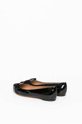 Patent Calfskin Leather Flats