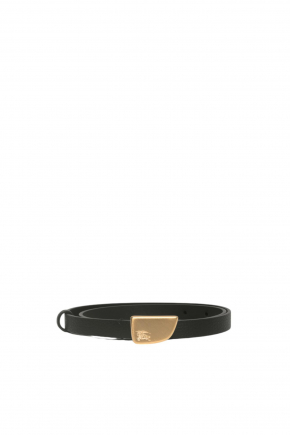 Thin Leather Shield Belt 腰带