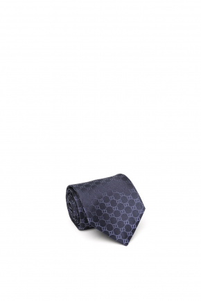 Gg Pattern Silk Tie 领带