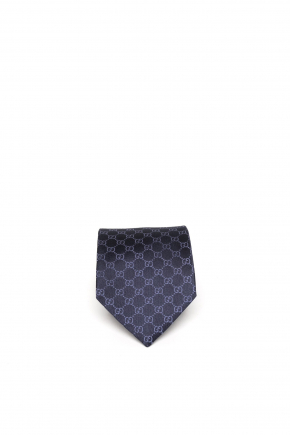 Gg Pattern Silk Tie