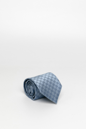 Gg Pattern Silk Tie 領呔