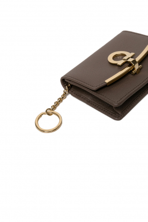 Calfskin Leather Card Holder/key Holder