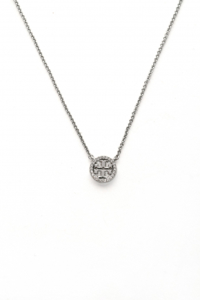 Miller Pave Logo Delicate Necklace Necklace