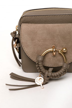 Grained Cowhide Leather Chain Bag/crossbody Bag
