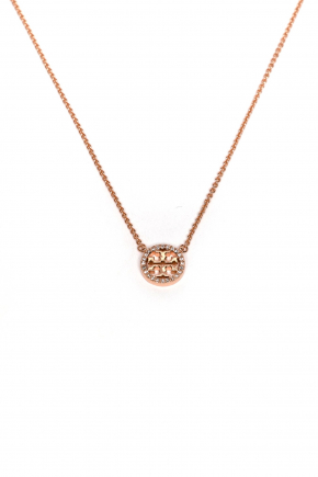 Miller Pave Logo Delicate Necklace Necklace