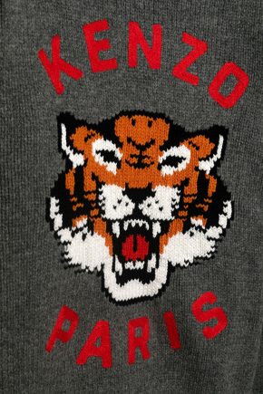 Lucky Tiger Genderless Embroidered Jumper Sweater