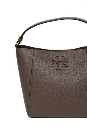 Pebbled Leather Bucket Bag/crossbody Bag