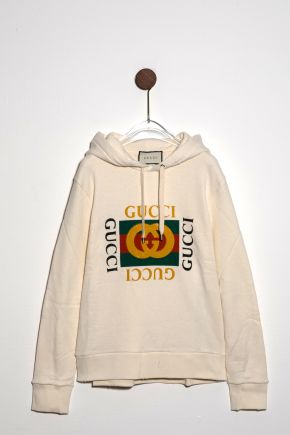 Oversize Sweatshirt With Gucci Logo Hoodie